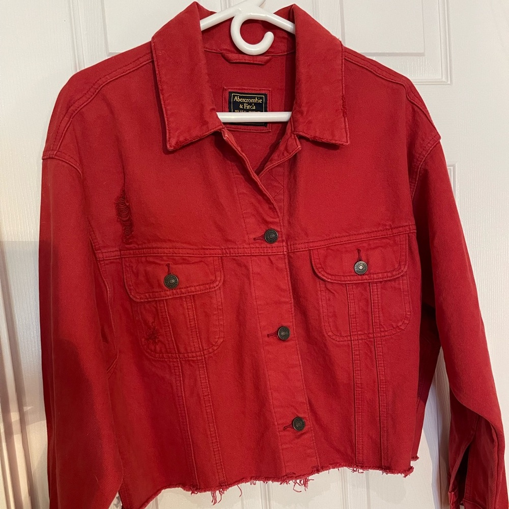 Denim Jacket Ambercrombie and fitch size L